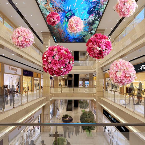 Шариков завода фигурной стрижки кустов цветка Faux искусственных пластиковый