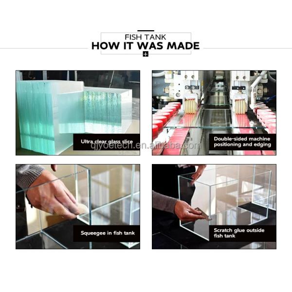 Customizable Laminated Glass Fish Tank the Ultimate Decorative Choice for Dining