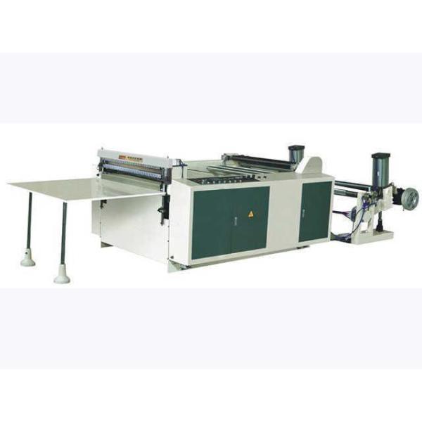 220V Paper Roll To Sheet Cutting Machine , Plc Non Woven Fabric Roll Cutting Machine