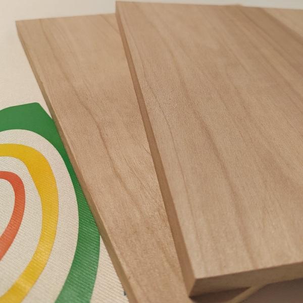 Tableros de madera sólida de álamo carbonizado de 22 mm