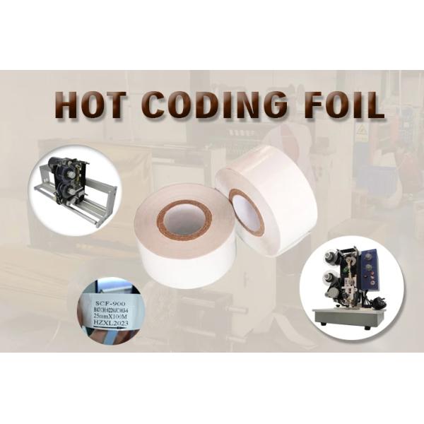 30mm*100m SCF900 Hand Operated Hot Foil Stamping Machine Core Size 1 Inch Black Color