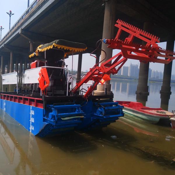 Automatic Water Hyacinth Aquatic Weed Cutter 10000*4400*3100mm