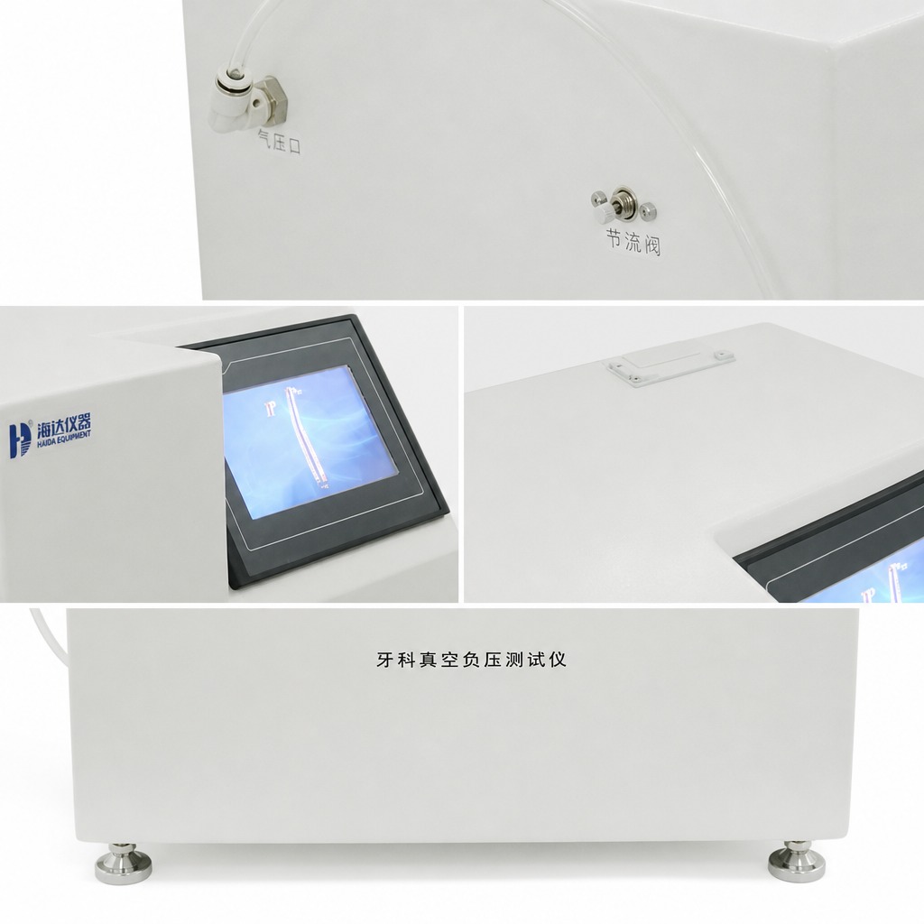 Dental Vacuum Negative Pressure Tester Vacuum Gauge Machine for Dental Suction System Testing Equipment High Precision -94 kPa
