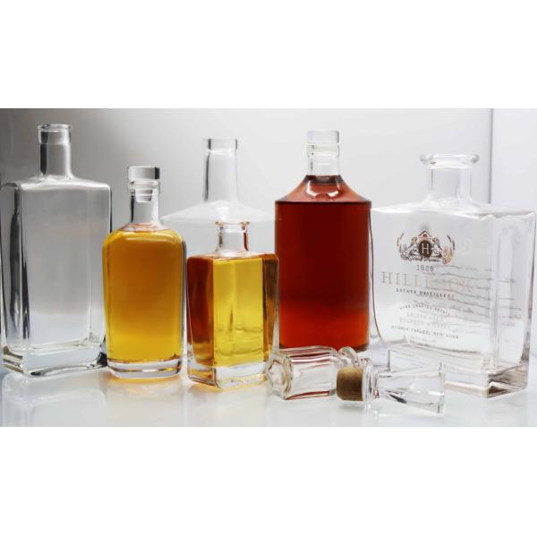 Склянка 100ml 500ml вискиа овала форменная стеклянная с закрытием деревянной пробочки стеклянным