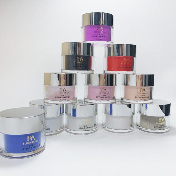 High Quality Acrylic Nail Kit Professional Full Set Acrylic Powder Milky White Nail Dip Powder Neon Pigment Powder for Nails