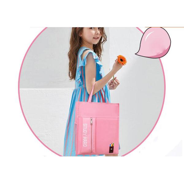 Factory Price Students' Tutorial Bags A4 Canvas Waterproof Hand Bag Pencilbag Large Capacity Schoolbag Office School Supplies