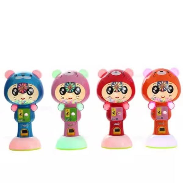 Metal Acrylic Plastic Mini Capsule Candy Vending Machine for Indoor Entertainment