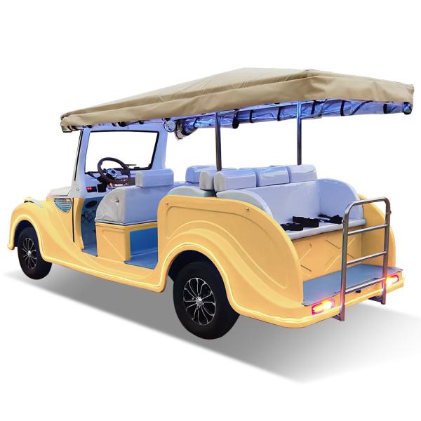 11 lugares Carro Elétrico Clássico Viagens Retro Carro Turístico Com Toldo Para Adultos