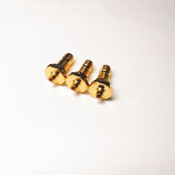 Female to Female Brass RF Adapter SMA to MCX with 6GHz Frequency Range for Seamless Interface Conversion