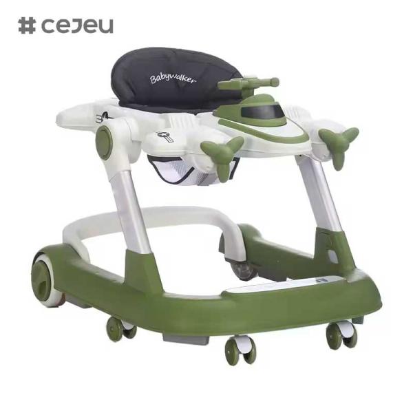 CJ-MLT-611Latest Design Cheap Baby Walker Learning Walking/ Baby Walker with Music and Toys/Round Model Folding Baby Walker