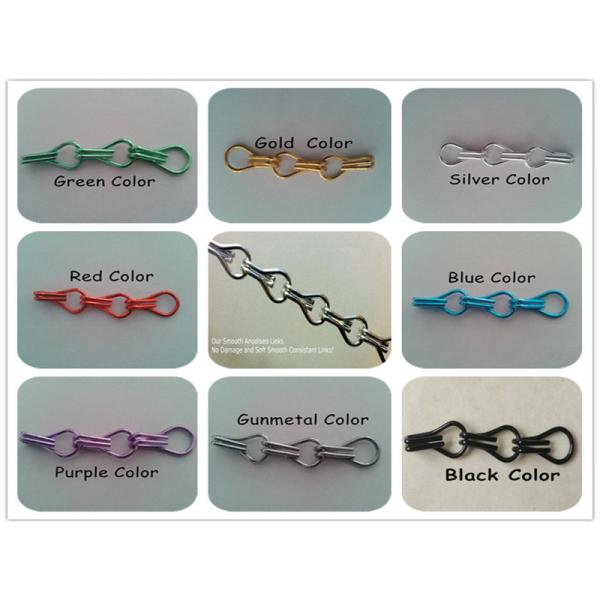 Non-fading anodising 1.6 mm aluminum chain door curtain wide 90 cm