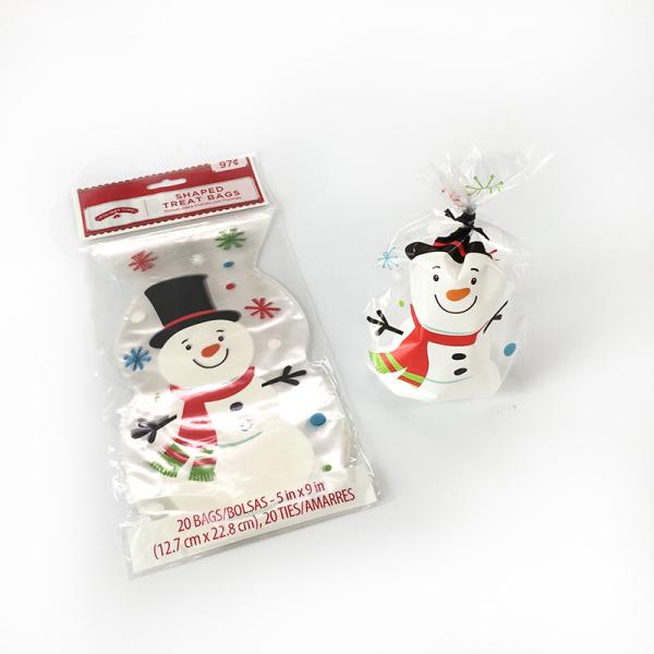 Жара - уплотнение OPP 0.025mm персонализировало пластиковые сумки подарка со связями