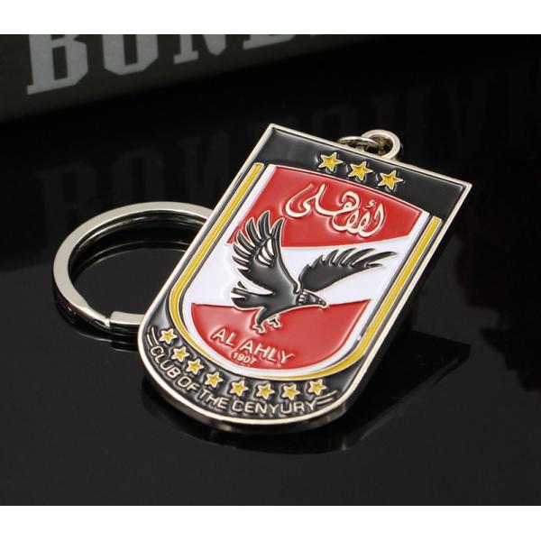 Metal custom anime eagle key chain activity gift mobile phone pendant cartoon key ring chain