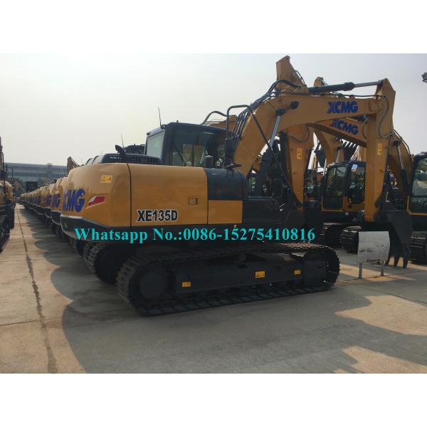 ISUZU Engine XCMG Construction Machinery , 13 Tonne Digger CE Certificate XE135B