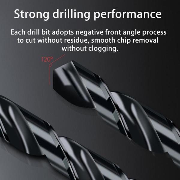2-3/4 Length Carbide Drill Bits Cutting With Titanium Nitride Coating