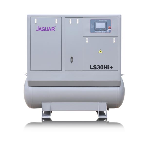 30HP JAGUAR 22KW Screw Air Compressor for Food Beverage Shops Stationary Configuration