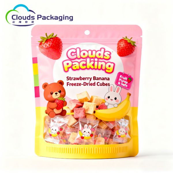 Colorful Candy Standing Zip Lock Packaging Pouch with Window