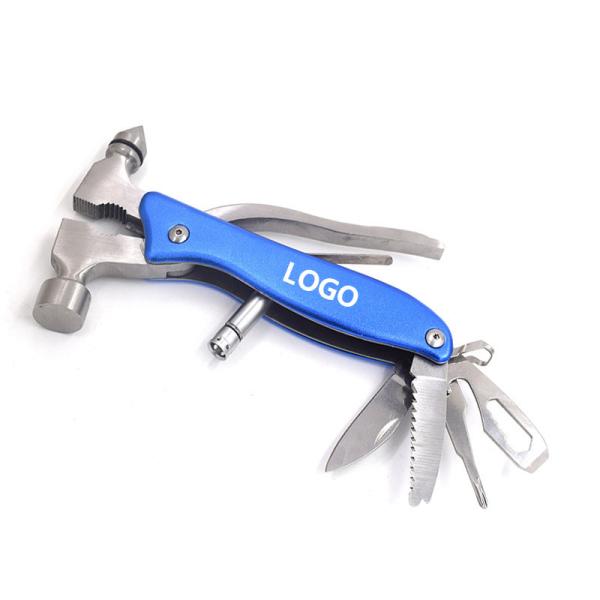 Promotional Functional LED Stainless Steel Hammer Gift Hammer Logo Customized