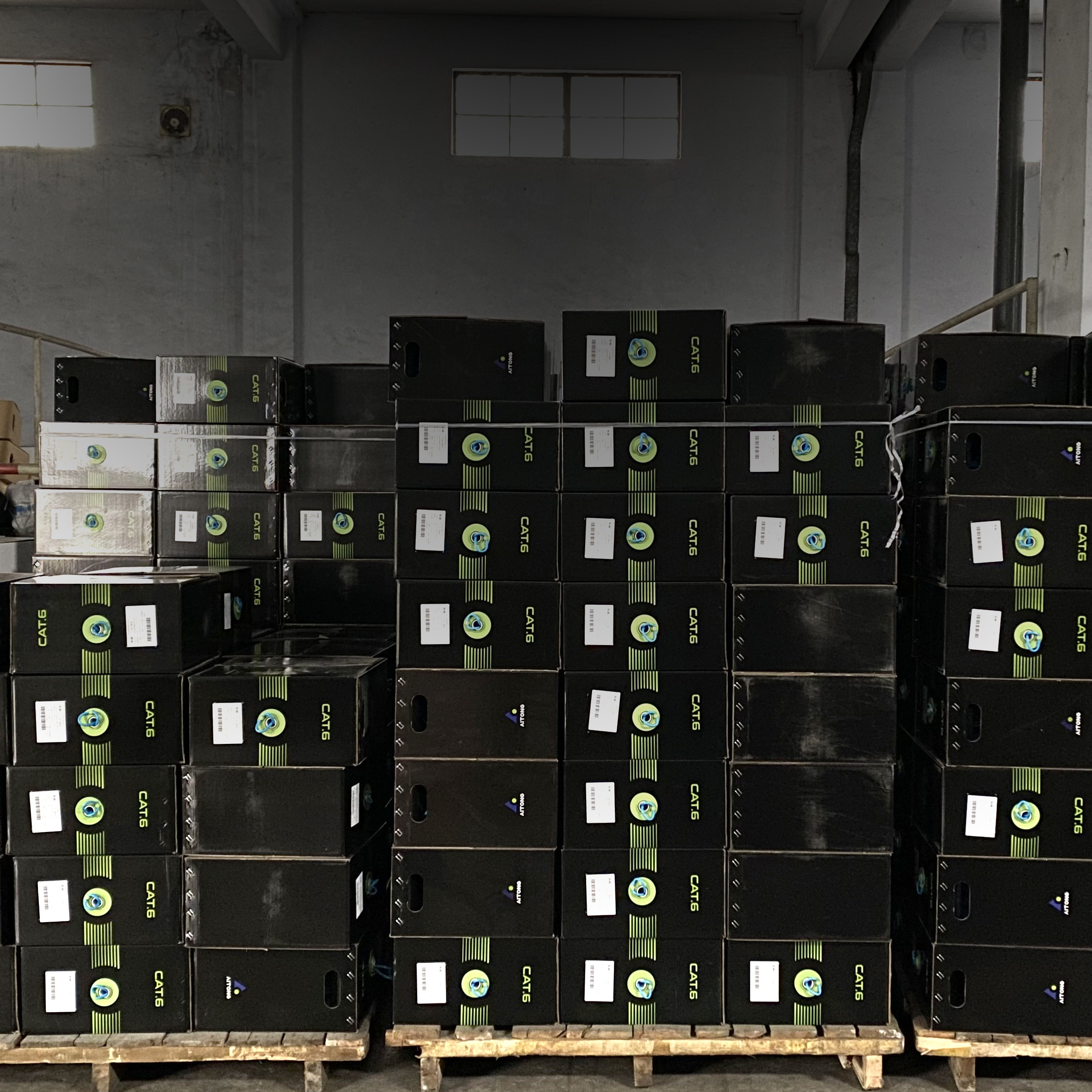 На открытом воздухе водоустойчивое Cat6 SFTP защищало сеть кабеля 305mFor пары