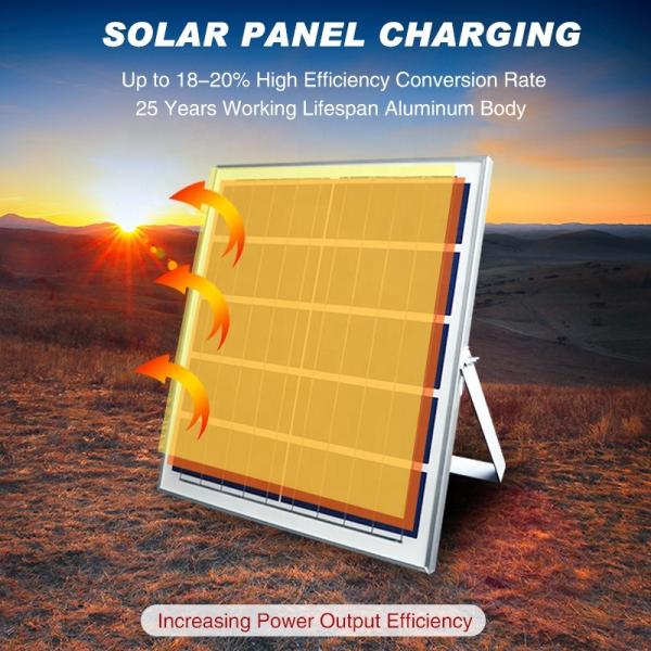 Luz de inundação conduzida solar 50w da segurança IP65 ajustável 100w 200W 300w 400w