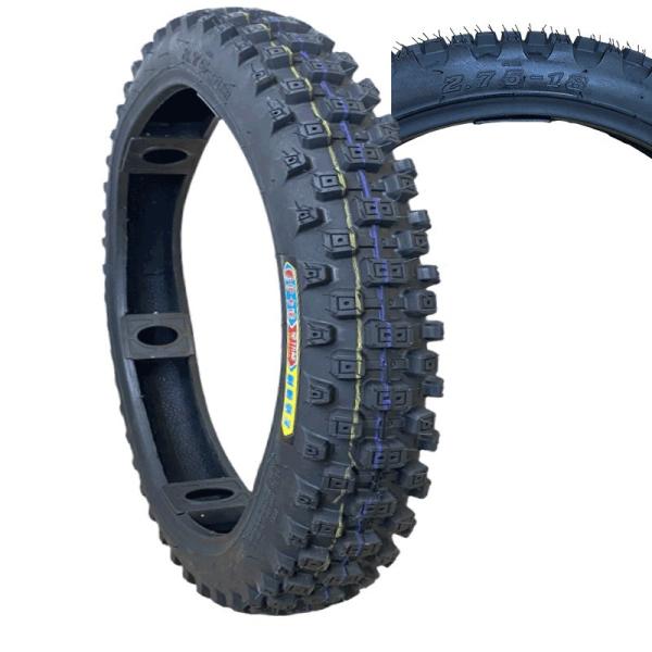 Nylon Cord Motorcycle Tire 2.75-18 with 6pr Ply Rating and Transportation Package