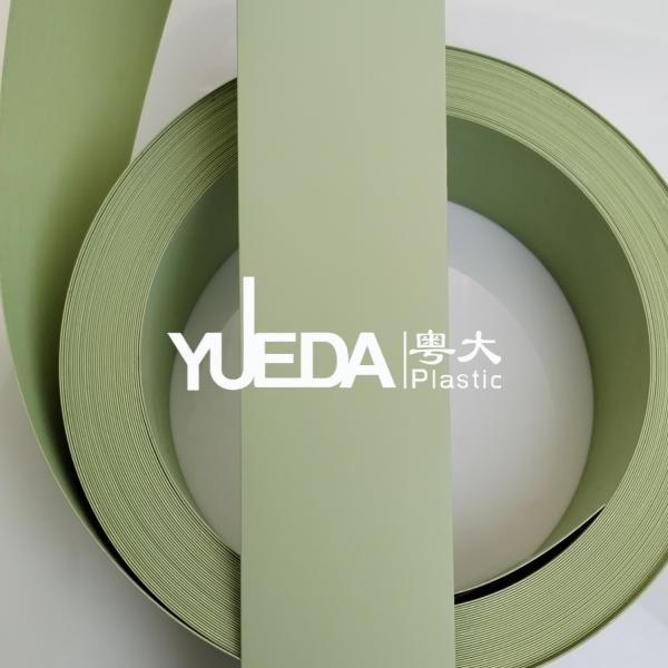 Fresh Light Green Edge Banding Skin Feeling Plastic Edgebanding Scratch Resistant
