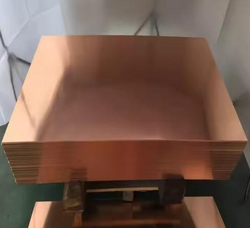 1000 X 2000mm Decorative Copper Sheets Red Rectangular T2 High Corrosion Resistance