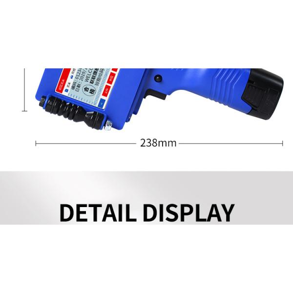 Affordable Handheld Inkjet Printer with White Ink Colors and 4-25.4mm Printing Height