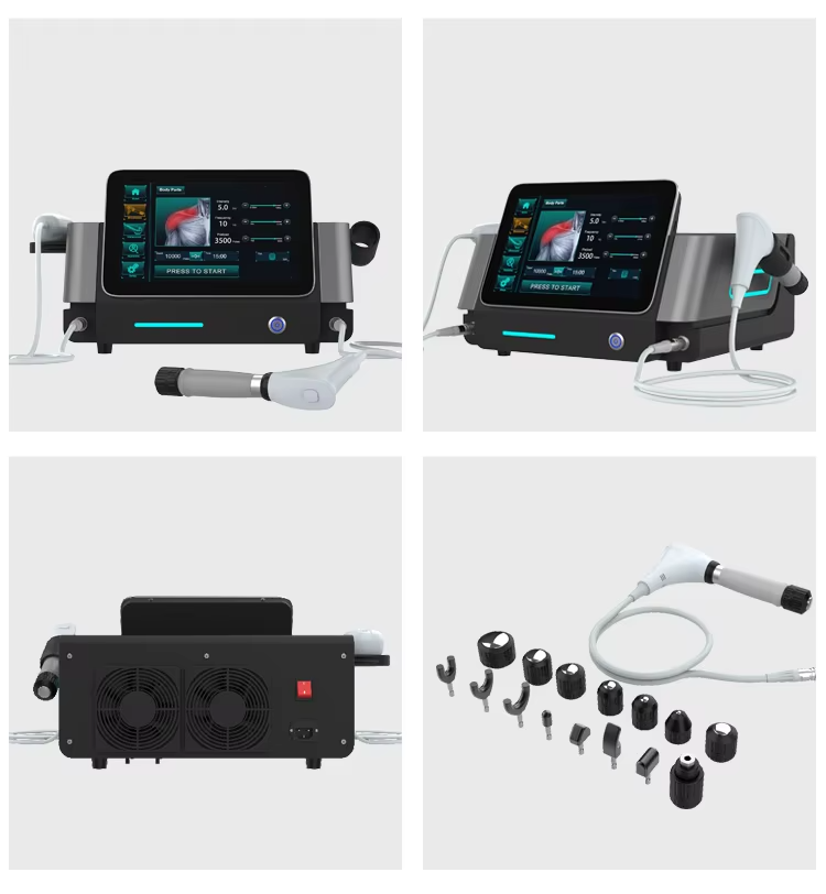 2Handles Reducing Inflammation Pain relief Ultrasound Ballistic Pneumatic Shockwave Therapy Device