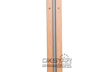 wooden street lamp outdoor fitness upper limb exercise trainer