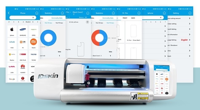 IDskin самоклеящаяся бумага Авто питание наклейка наклейка нарезка для малого бизнеса