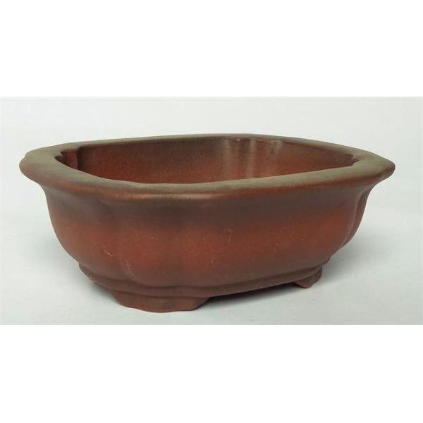 Баки мини пурпурной глины керамические крытые, баки бонзаев квадрата керамические