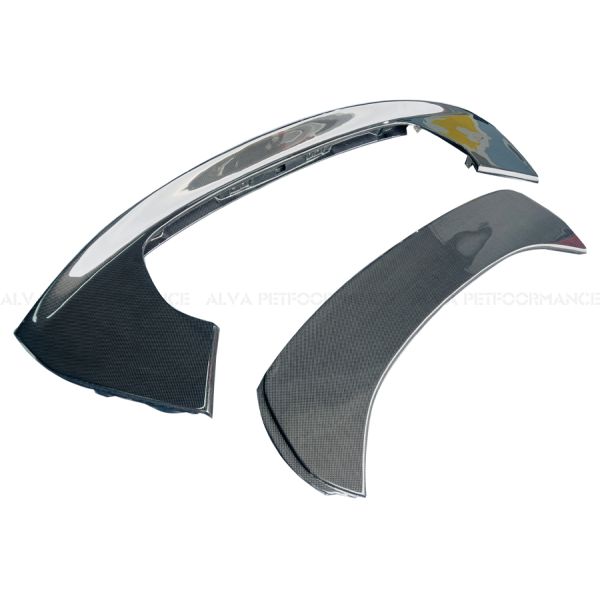 Dry Carbon Fiber Rear Spoiler Assetto Fiorano Type Ducktail Rear Wing Tailored for Ferrari SF90 Stradale PHEV Vehicles