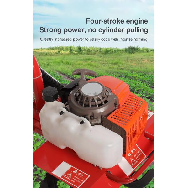 63cc Gasoline Mini Power Tiller for Small-Scale Agricultural Cultivation Work
