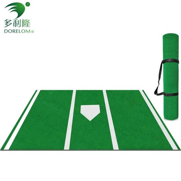 Baseball Batting Mat for Indoor Outdoor Training 15mm Pile Height 3/16 Inch Gauge