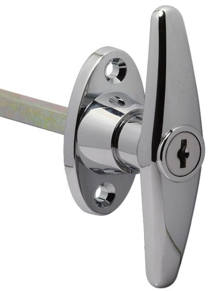 Zinc alloy T handle lock the front door electric cabinet T handle lock with long bar