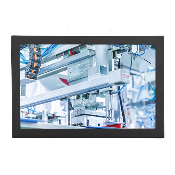 PC de panel de control industrial de 21,5 pulgadas totalmente cerrado, sin ventilador, táctil, inteligente, con doble puerto de red, todo en uno industrial