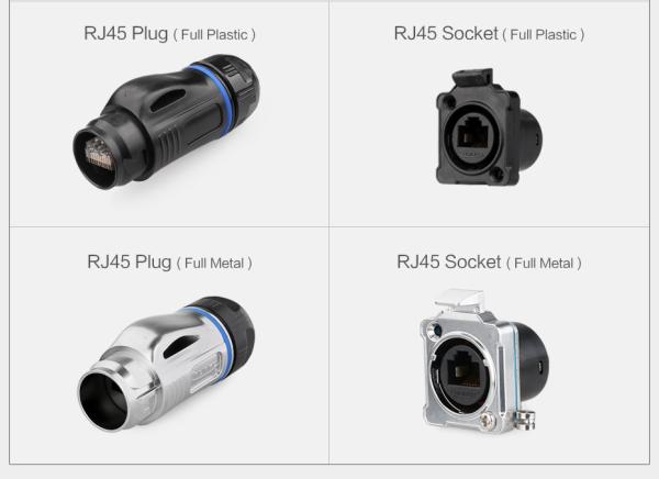 CNLINKO M20 PBT Housing Male Plug Female Socket Quick Adapter 14 Pin Power Cable Cable Connector Waterproof