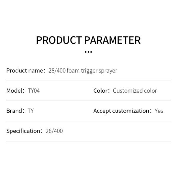 28 400 Chemical Resistant Plastic Trigger Sprayer For Cleaning Non Spill Custom Order