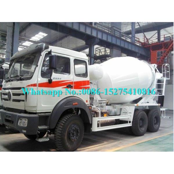 2638 380hp Beiben Heavy Duty Truck , 6x4 10cbm Concrete Transit Mixer Truck Right Hand Drive Optional