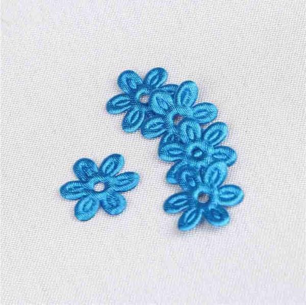 Satin Applique Flower Applique Crafts For Hairpins Parts Size 10 mm