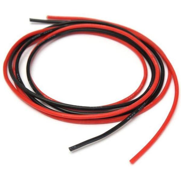 18 AWG Flexible Silicone Cable Wire Tinned Copper Diameter 2.3MM