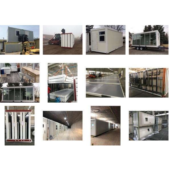 Flat Packaging Container Prefabricated Metal and Wooden Garden Office with Galvanized Steel Square Tubes