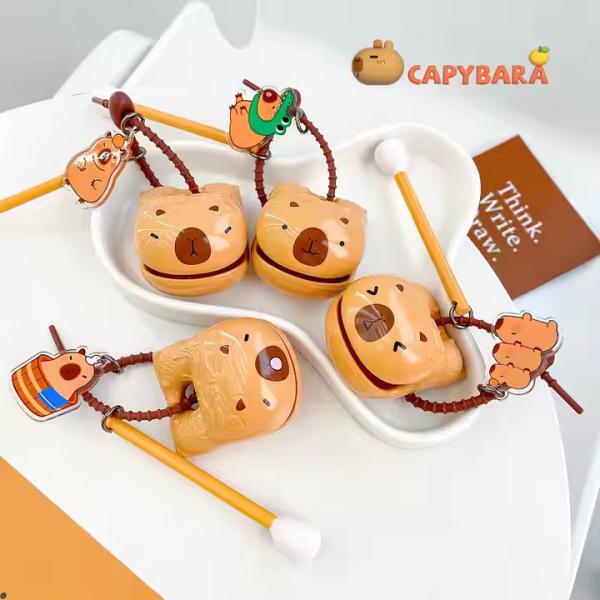 Finless Dolphin Wooden Fish Keychain Plastic Stable Knock Lightweight