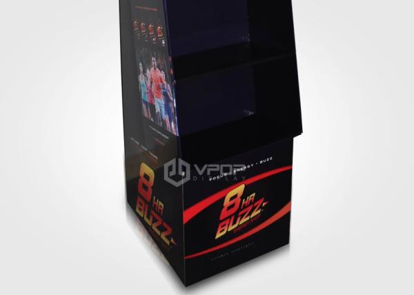 Cardboard Display Stand With 3 Shelves shape of the scaffold  Shaver For Retail