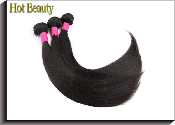 Natural Color 1b Grade 6A Virgin Hair Unprocessed Malaysian Hair Extension