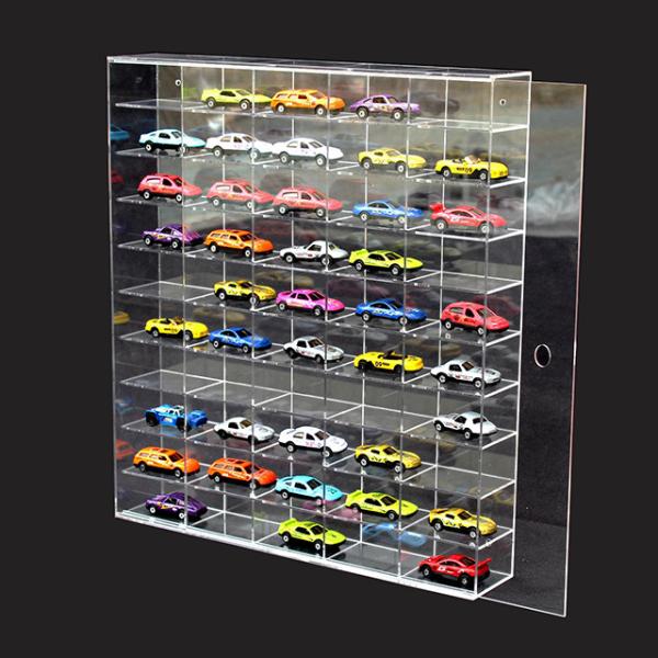Showcase Acrylic Display Cabinet 1/18 Car Model Door Panel 240cm Clear