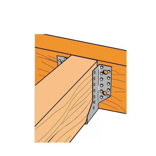 Top Choice Roof Joist Hanger para equipamento de estampação CNC Conectores de madeira de aço preto