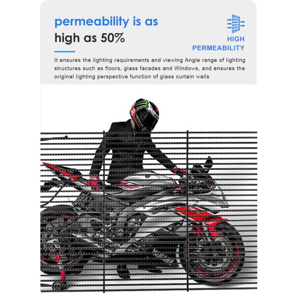 P3.9 SMD1921 Transparent LED Module 2500nit Outdoor Transparent LED Display