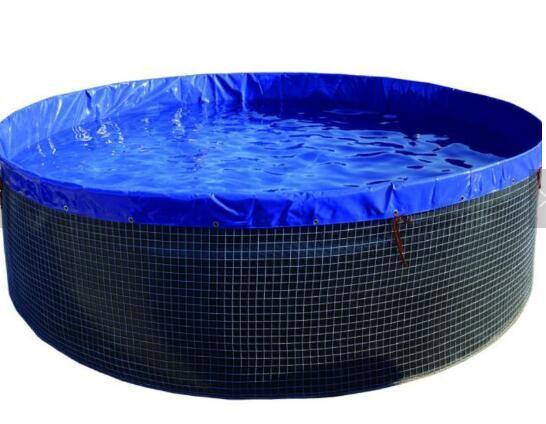 16m Diameter 301,440 Liters Collapsible Round Fish Pond PVC Tarpaulin Outdoor Fish Tank